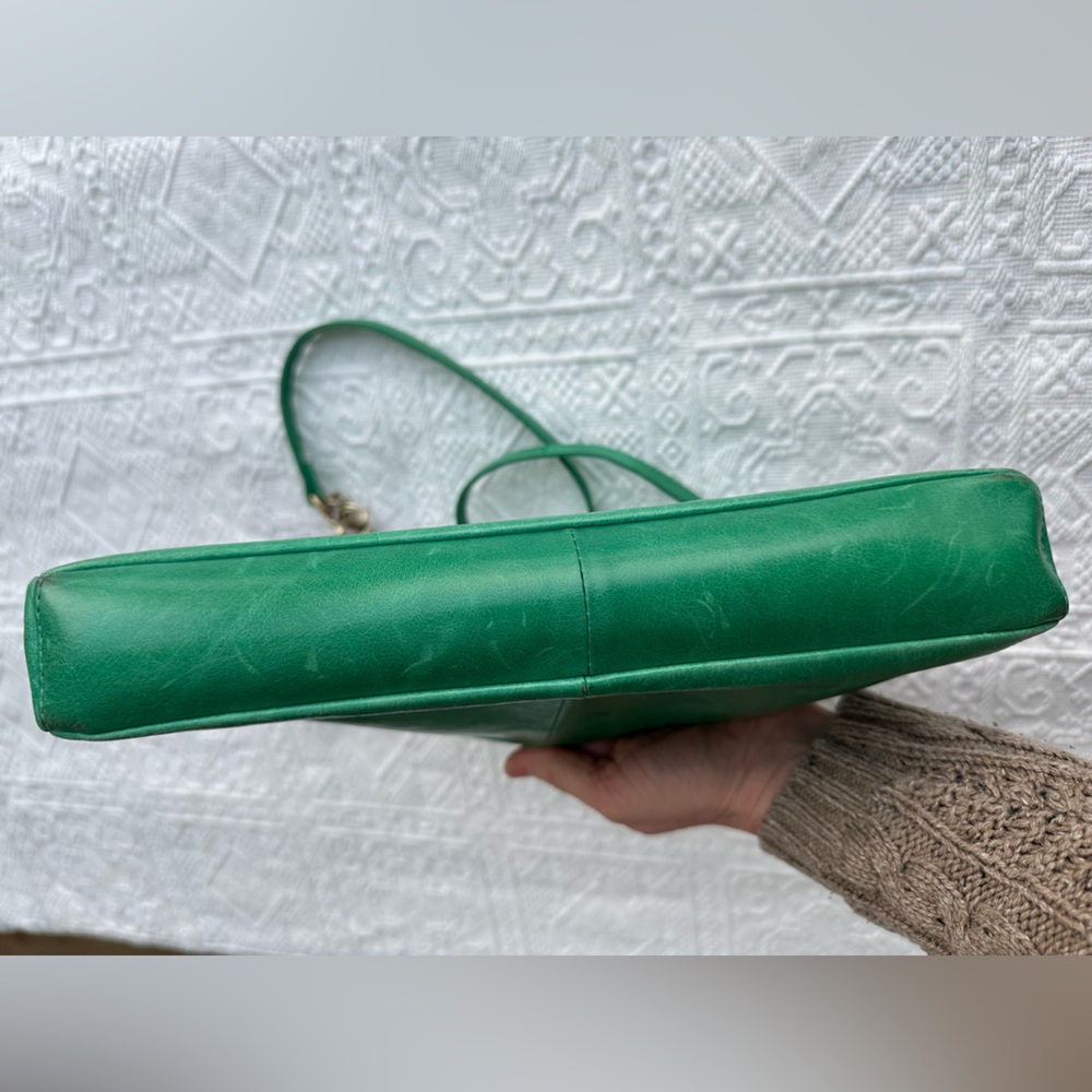 HOBO Intl. Leather Vintage Green Shoulder bag - Picture 8 of 12